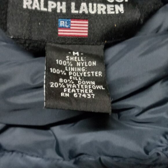 Polo Jeans Co. Reversible (2 in 1)  Down Jacket Vintage  Ralph Lauren (M) - Picture 15 of 16